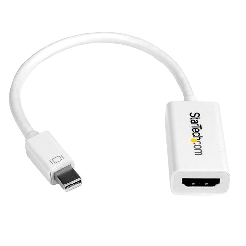 StarTech Mini DisplayPort 1.2 to HDMI 4K Audio/Video Converter (White)