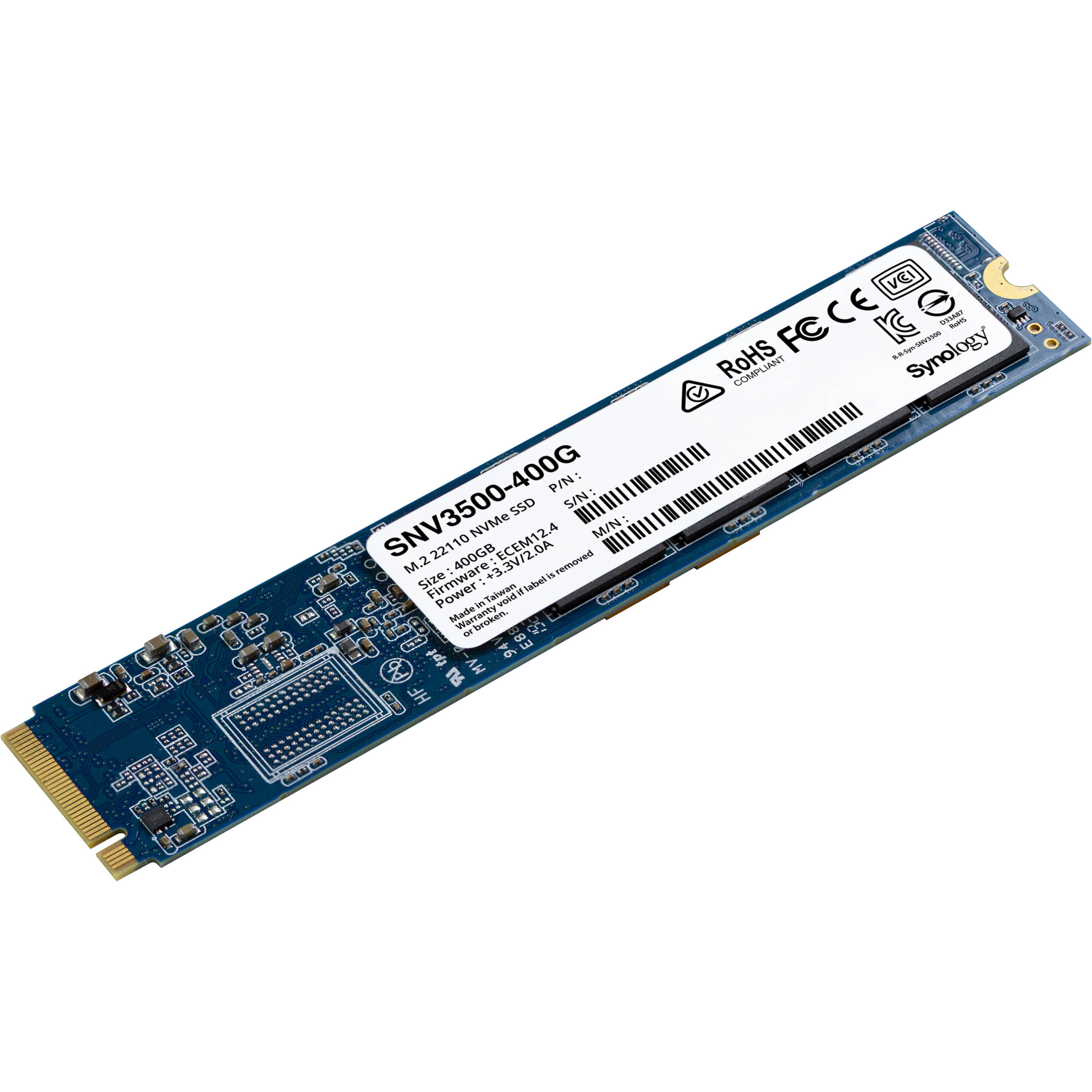 Synology 400GB SNV3500 NVMe M.2 22110 SSD