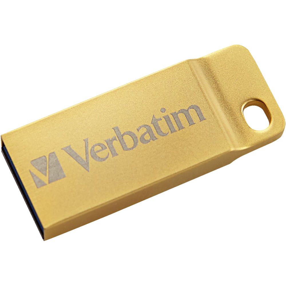 Verbatim 16GB Metal Executive USB 3.0 Flash Drive (Gold)