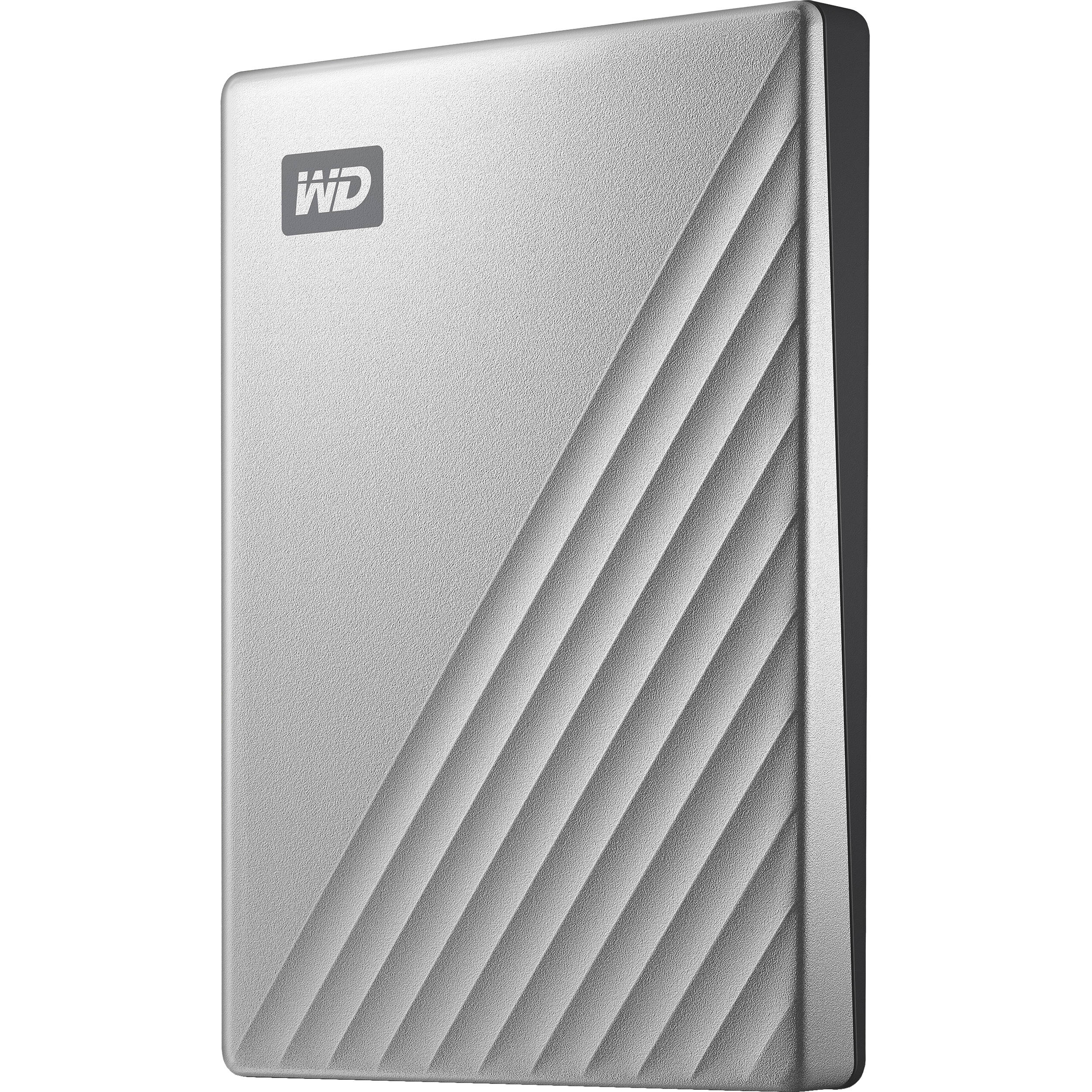 WD 2TB My Passport Ultra USB 3.0 Type-C External Hard Drive (Silver)