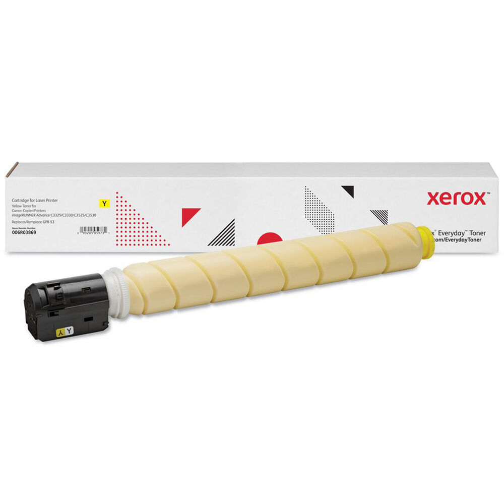 Xerox Yellow Toner Cartridge for Canon ImageRUNNER Advance C3325, C3330, C3525 & C3530 Multifunction Printers